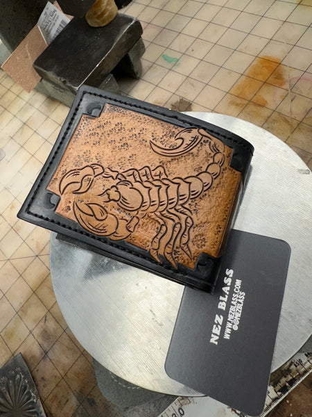 “Its a dry heat” hand tooled bill fold